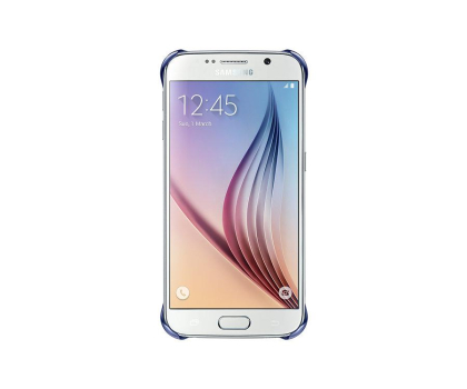 Etui do telefonów Samsung Clear Cover do S6 Czarne G920